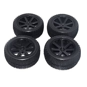 Amazon | F Fityle 8個セット 1/10 RCカーホイール タイヤ